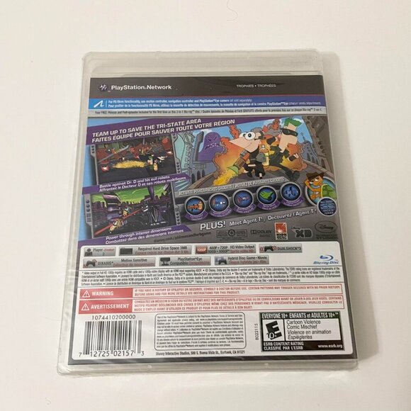 Playstation PS3 Phineas and Ferb Across the 2nd Dimension Video Game Disney - Picture 12 of 13